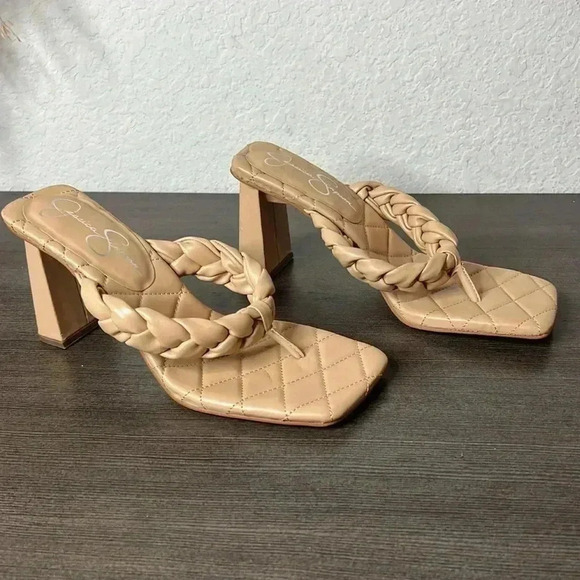 Jessica Simpson Turquoise Heels Sandals Womens Size 8.5 - Picture 3 of 14